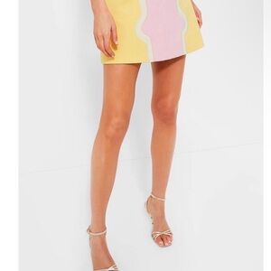Tuckernuck Pop of Peony Mini Skirt